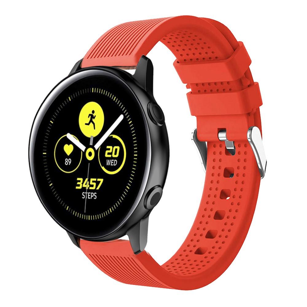 Samsung Galaxy Watch Active/42mm Armband aus Silikon Rot