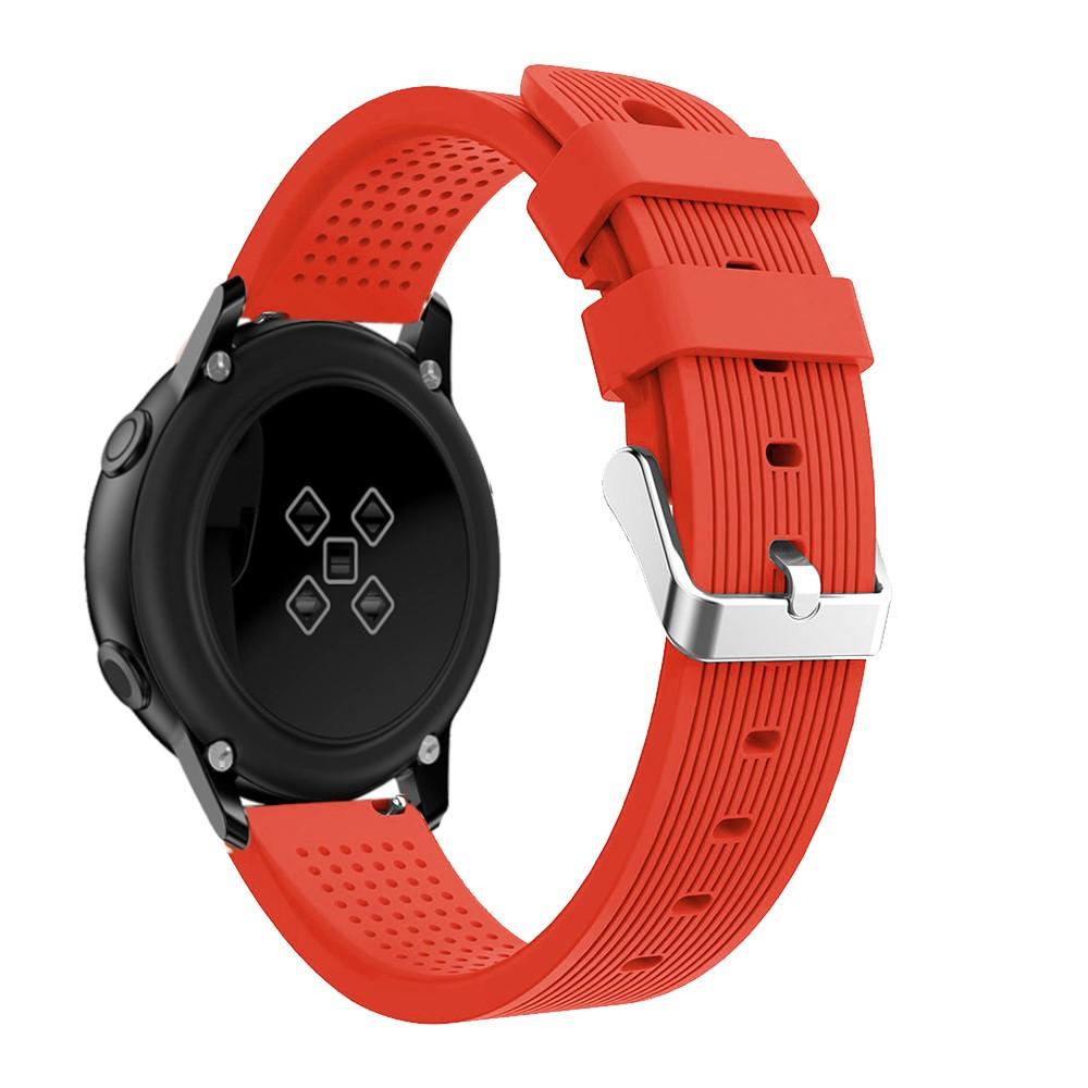 Samsung Galaxy Watch Active/42mm Armband aus Silikon, rot