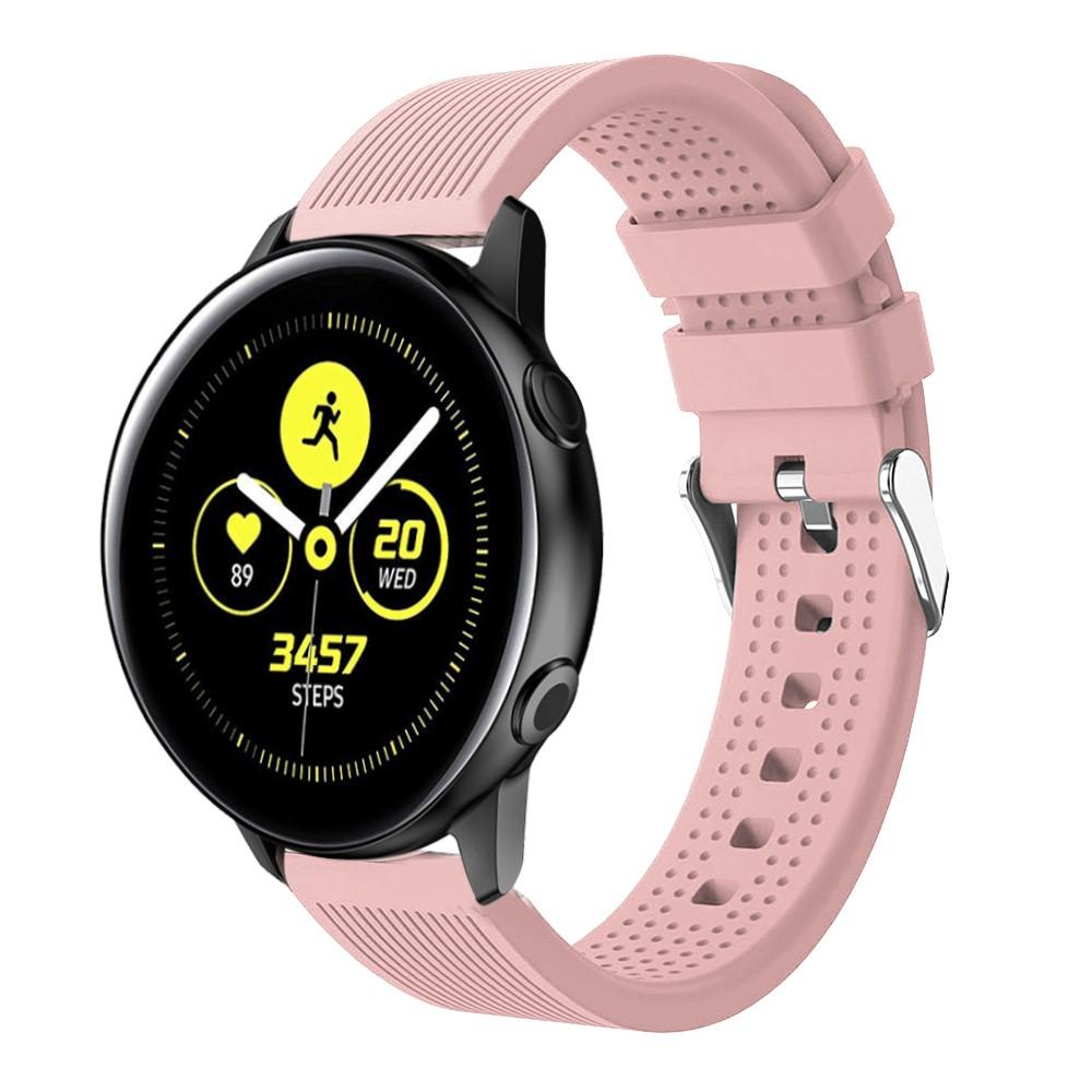 Samsung Galaxy Watch Active/42mm Armband aus Silikon, rosa