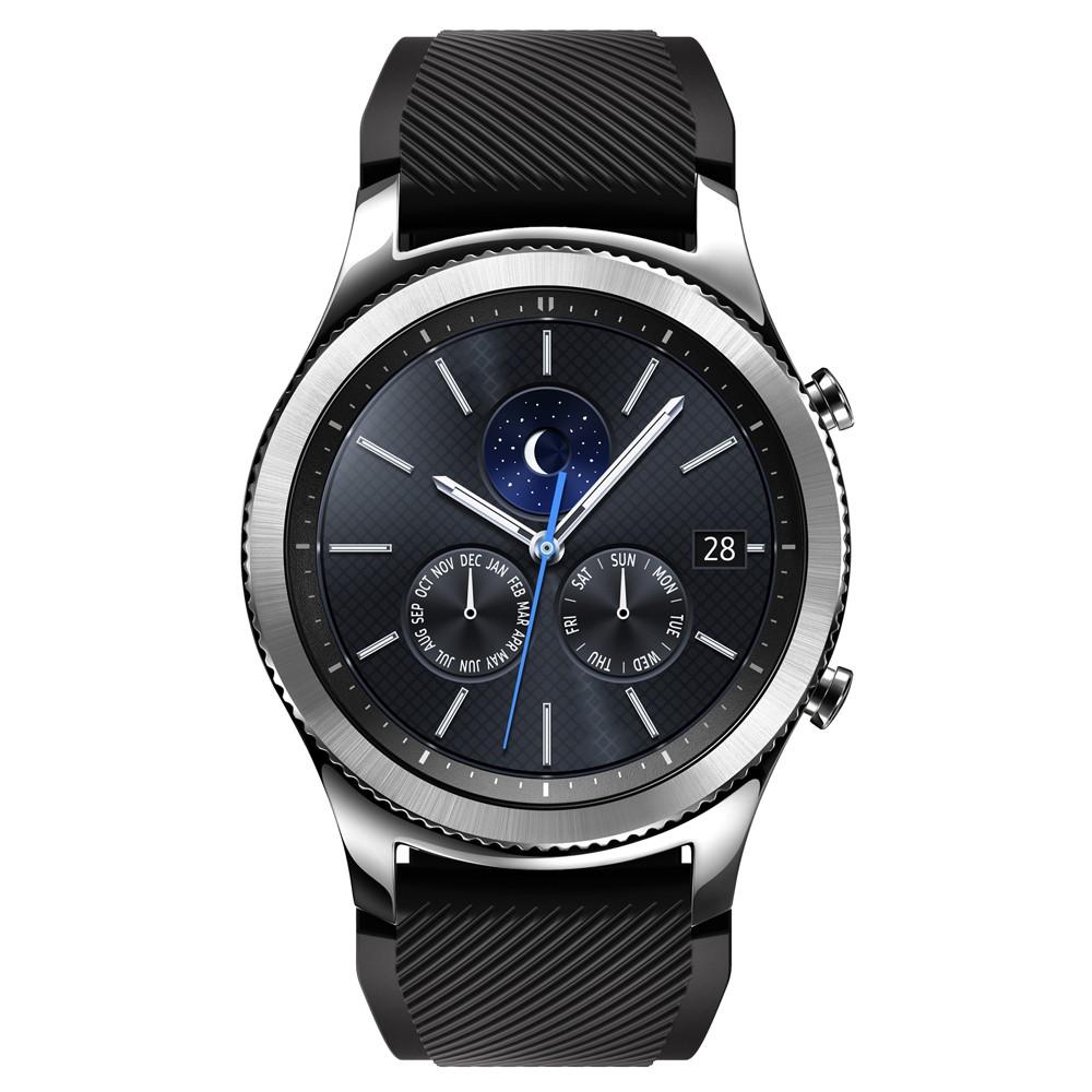 Samsung Gear S3 Frontier/S3 Classic Armband aus Silikon, schwarz