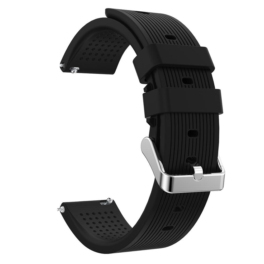 Samsung Gear Sport Armband aus Silikon, schwarz
