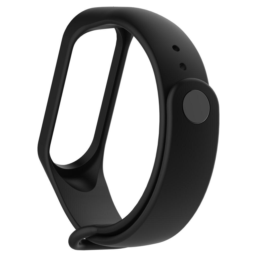 Xiaomi Mi Band 3/4 Armband aus Silikon, schwarz