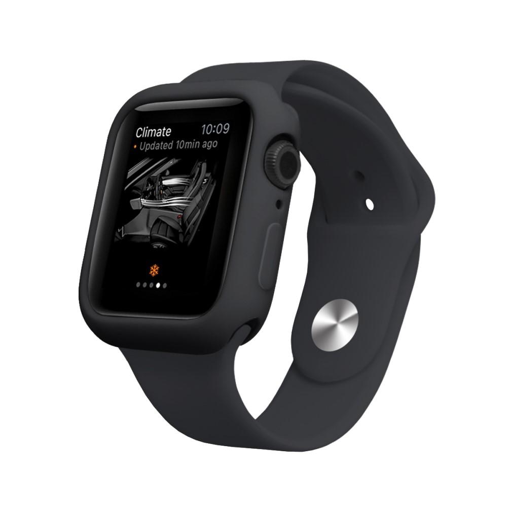 Apple Watch SE 44mm Silikonhülle schwarz