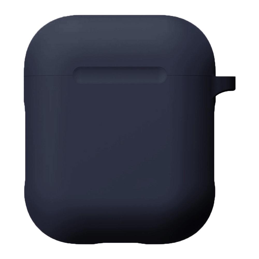 AirPods Silikonhülle mit Karabiner-Ring Navy blau