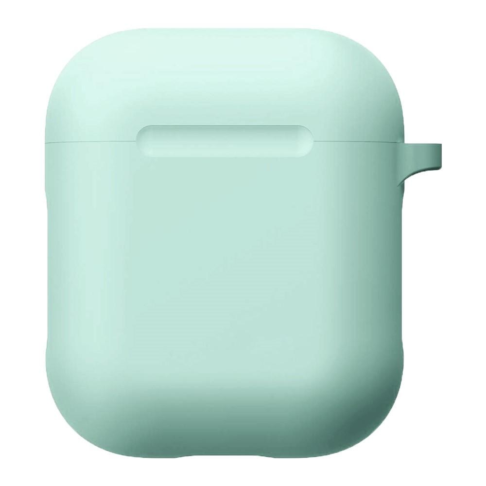 AirPods Silikonhülle mit Karabiner-Ring Blau