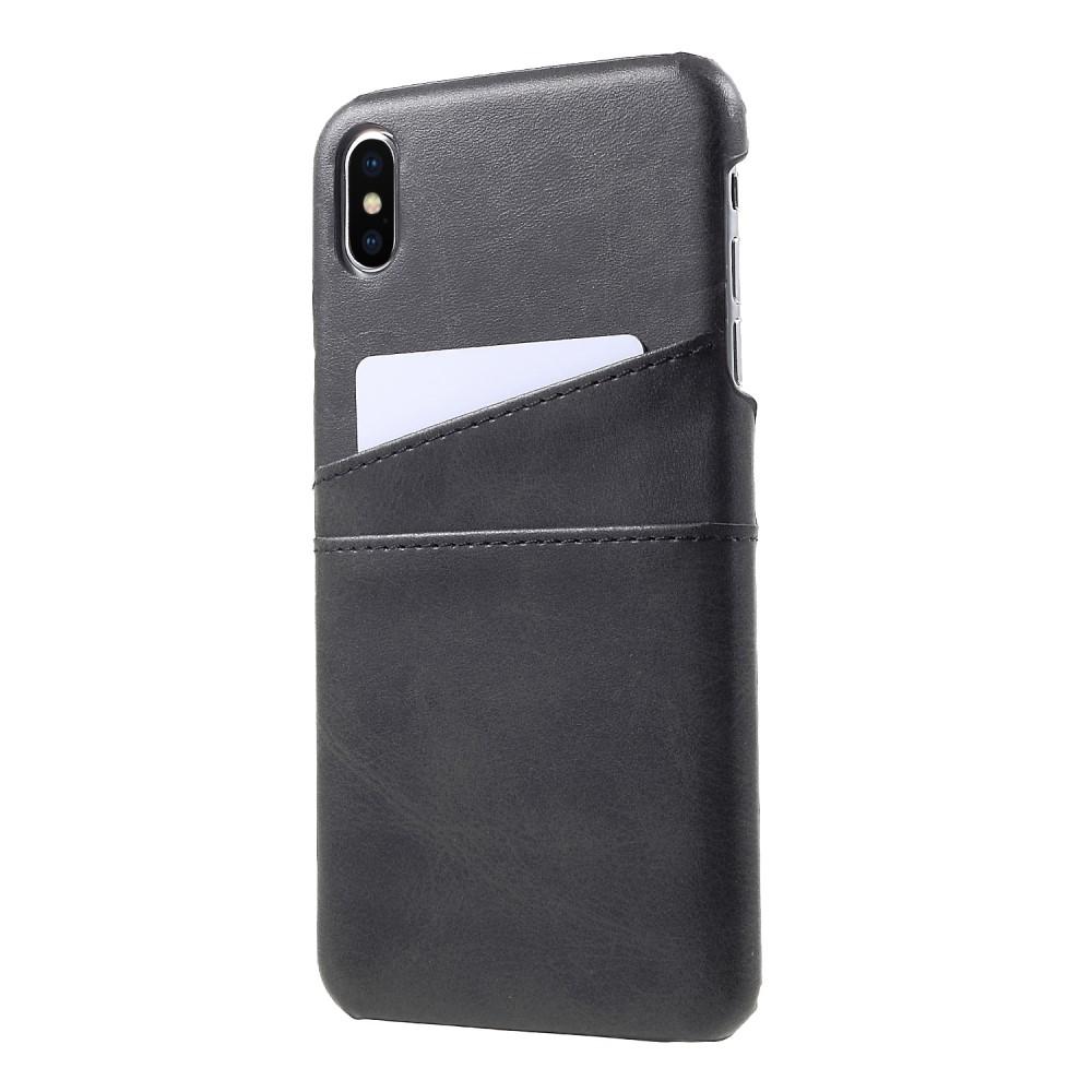 Card Slots Case Apple iPhone Xs Max Schwarz