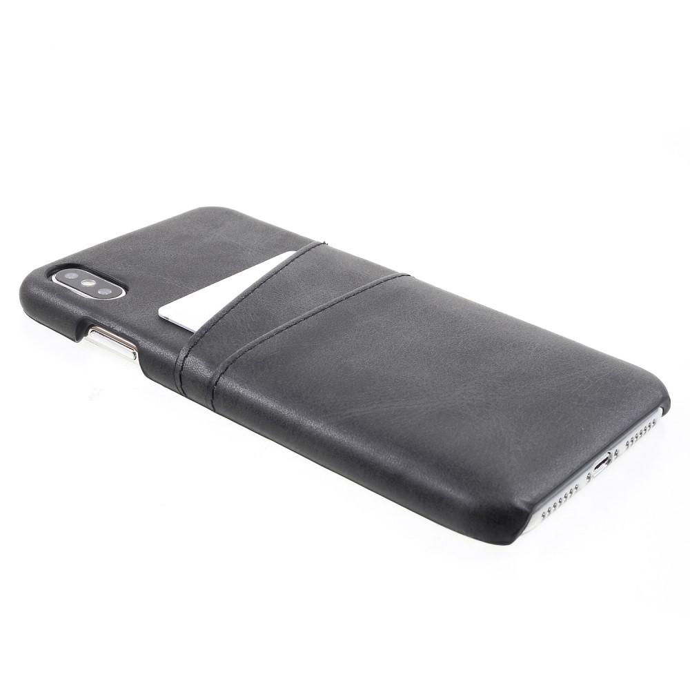 Card Slots Case Apple iPhone Xs Max Schwarz