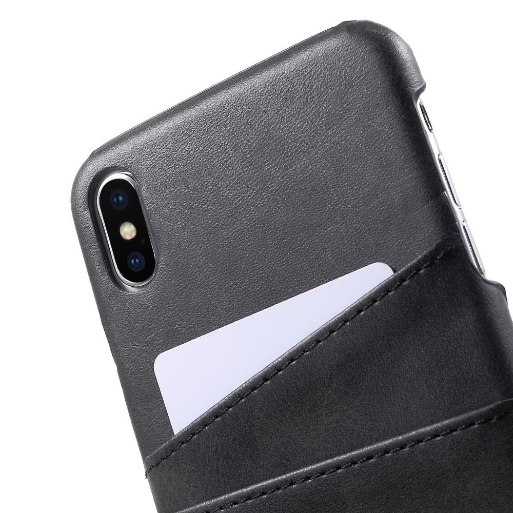 Card Slots Case Apple iPhone Xs Max Schwarz