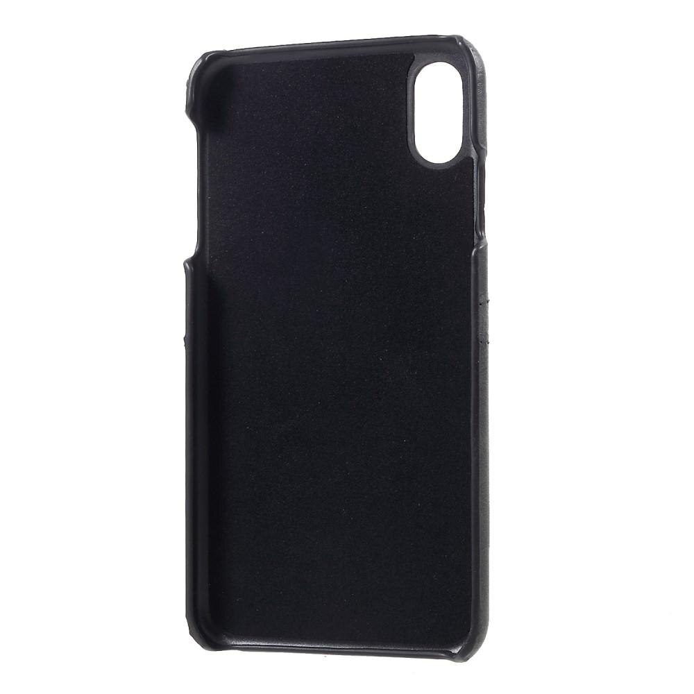 Card Slots Case Apple iPhone Xs Max Schwarz