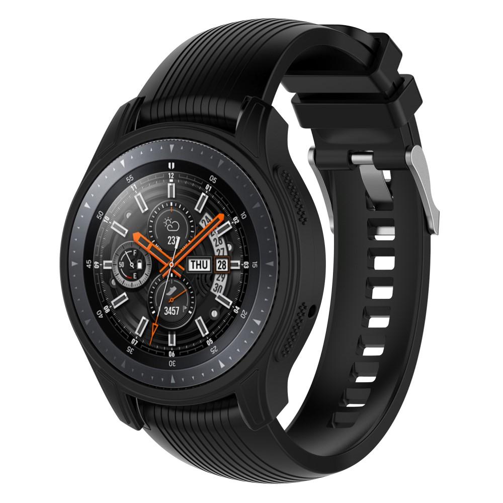 Samsung Galaxy Watch 46mm/Gear S3 Frontier Hülle Schwarz