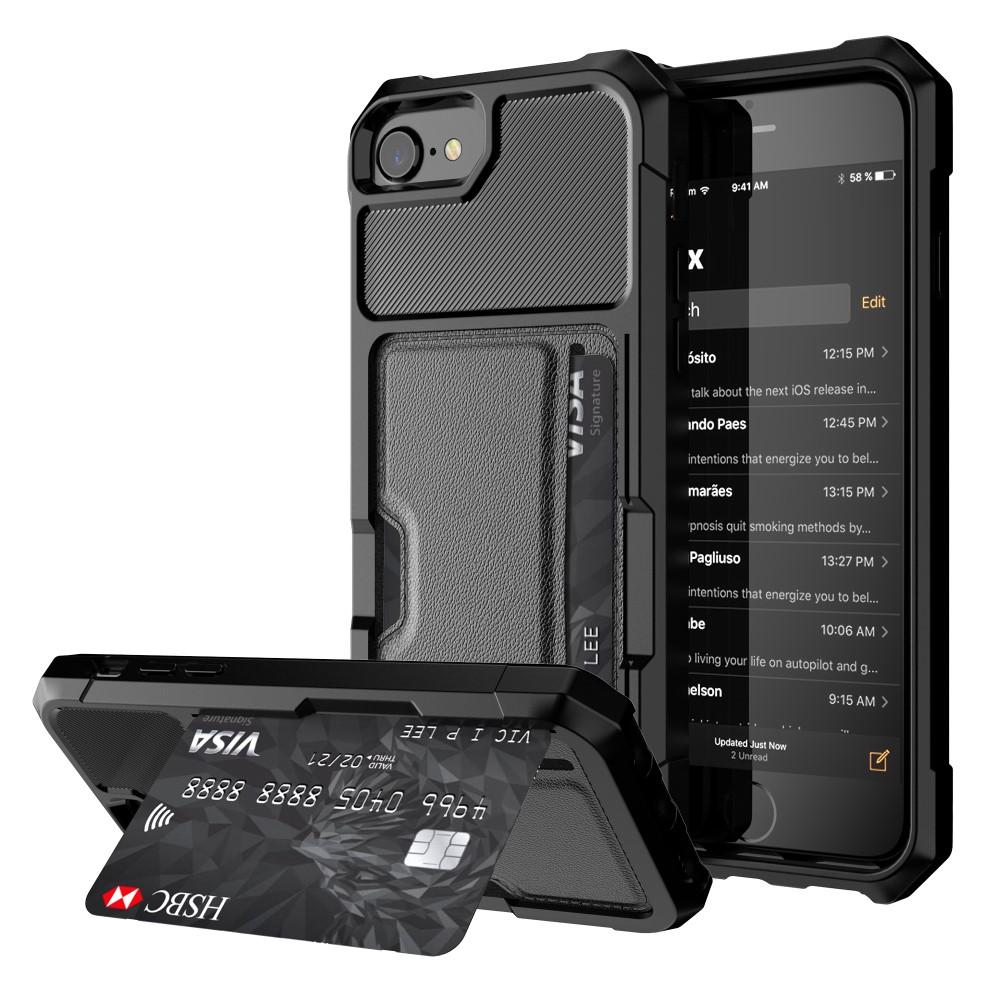 iPhone SE (2020) Tough Card Case schwarz