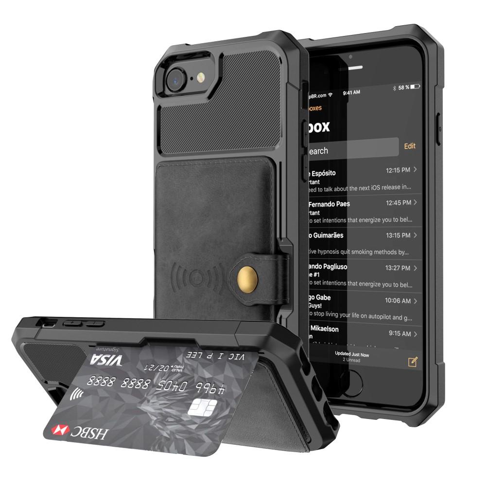iPhone SE (2020) Tough Multi-slot Case schwarz