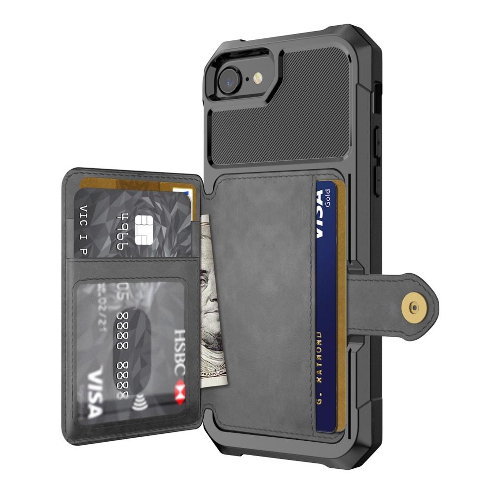 iPhone 7 Tough Multi-slot Case schwarz