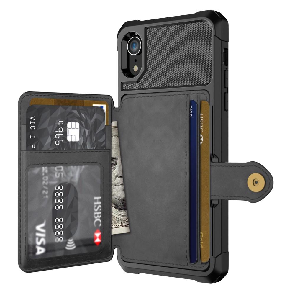 iPhone XR Tough Multi-slot Case Schwarz