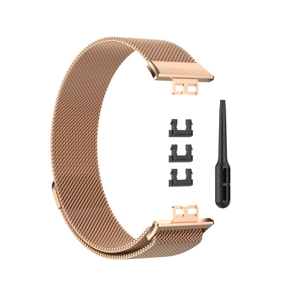 Huawei Watch Fit Milanaise-Armband Roségold
