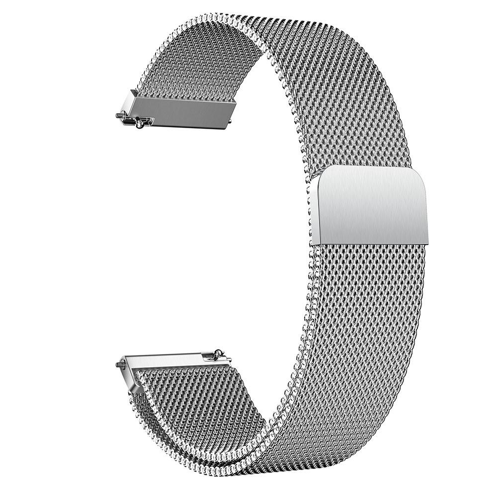 Huawei Watch GT 2/3 42mm Milanaise Armband Silber