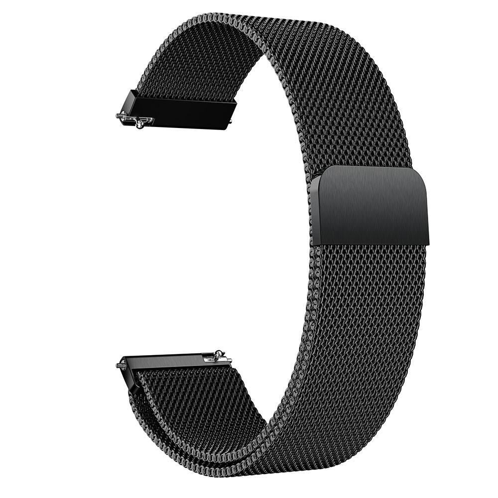 Huawei Watch GT 2/3 42mm Milanaise-Armband, schwarz