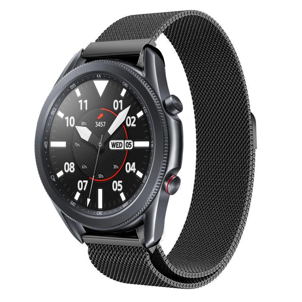 Samsung Galaxy Watch 3 41mm Milanaise-Armband, schwarz