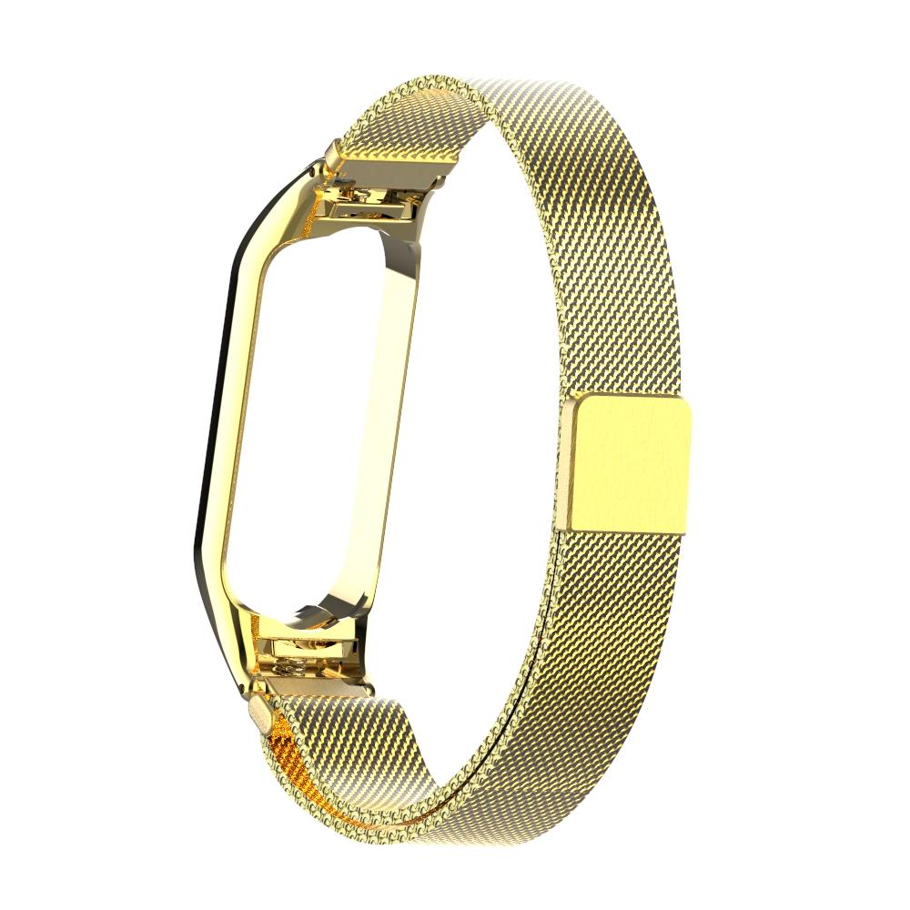 Xiaomi Mi Band 5/6 Milanaise-Armband, gold