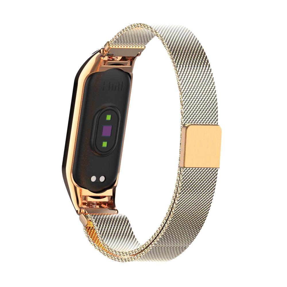 Xiaomi Mi Band 5/6 Milanaise-Armband, roségold