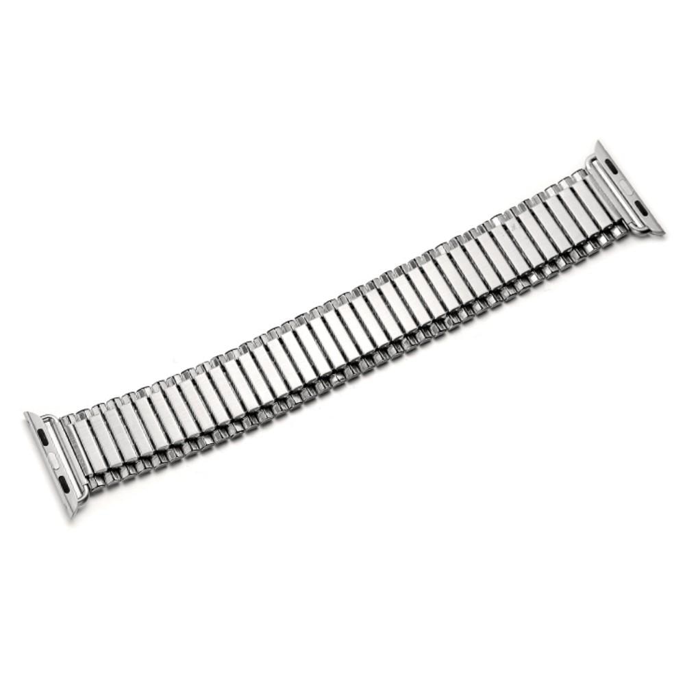 Apple Watch Ultra 2 49mm Elastisches Metallarmband silber