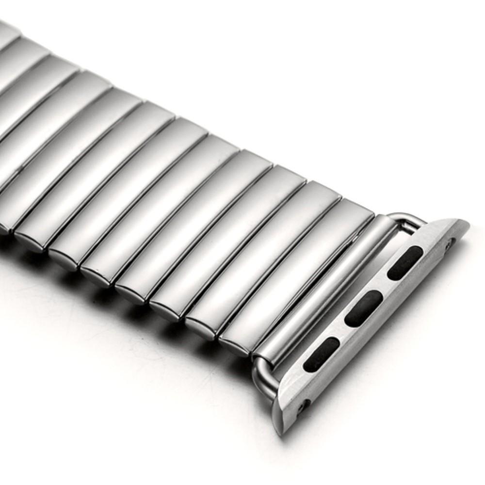 Apple Watch Ultra 2 49mm Elastisches Metallarmband silber
