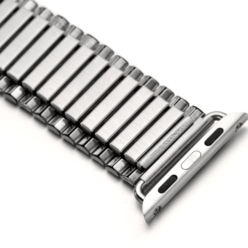 Apple Watch Ultra 2 49mm Elastisches Metallarmband silber