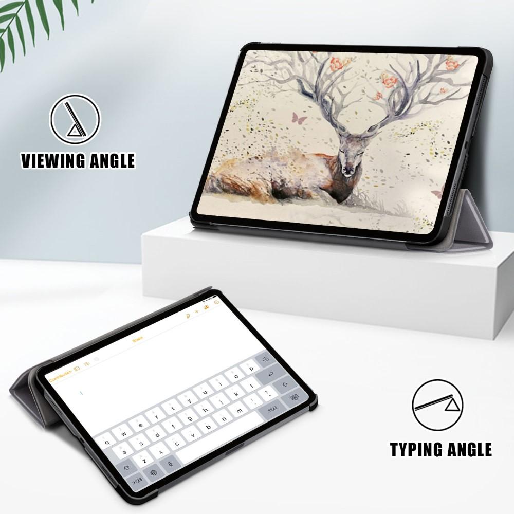 Apple iPad Air 10.9 5th Gen (2022) Tri-Fold Case Schutzhülle Grau