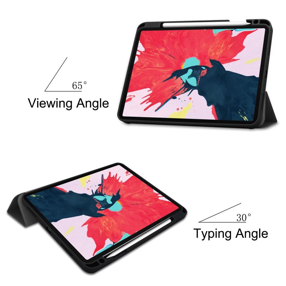 iPad Pro 11 2nd Gen (2020) Tri-Fold Case Schutzhülle mit Touchpen-Halter schwarz