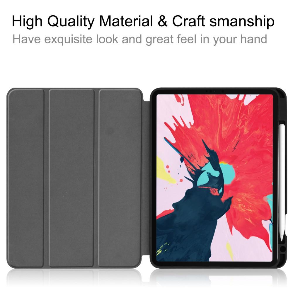 iPad Pro 11 2nd Gen (2020) Tri-Fold Case Schutzhülle mit Touchpen-Halter schwarz