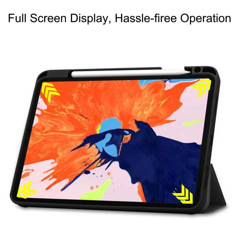 iPad Pro 12.9 3rd Gen (2018) Tri-Fold Case Schutzhülle mit Touchpen-Halter schwarz