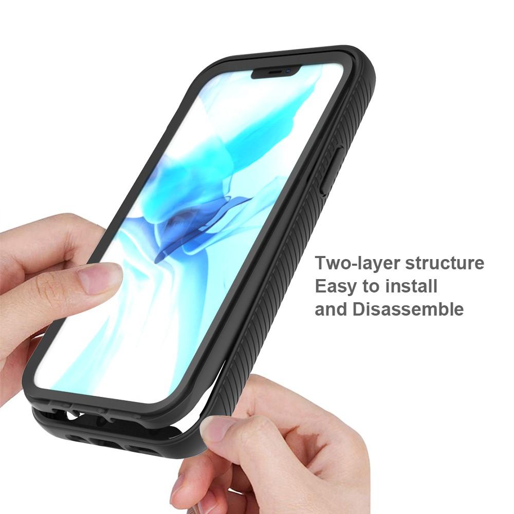 iPhone 12/iPhone 12 Pro Full Cover Hülle Schwarz
