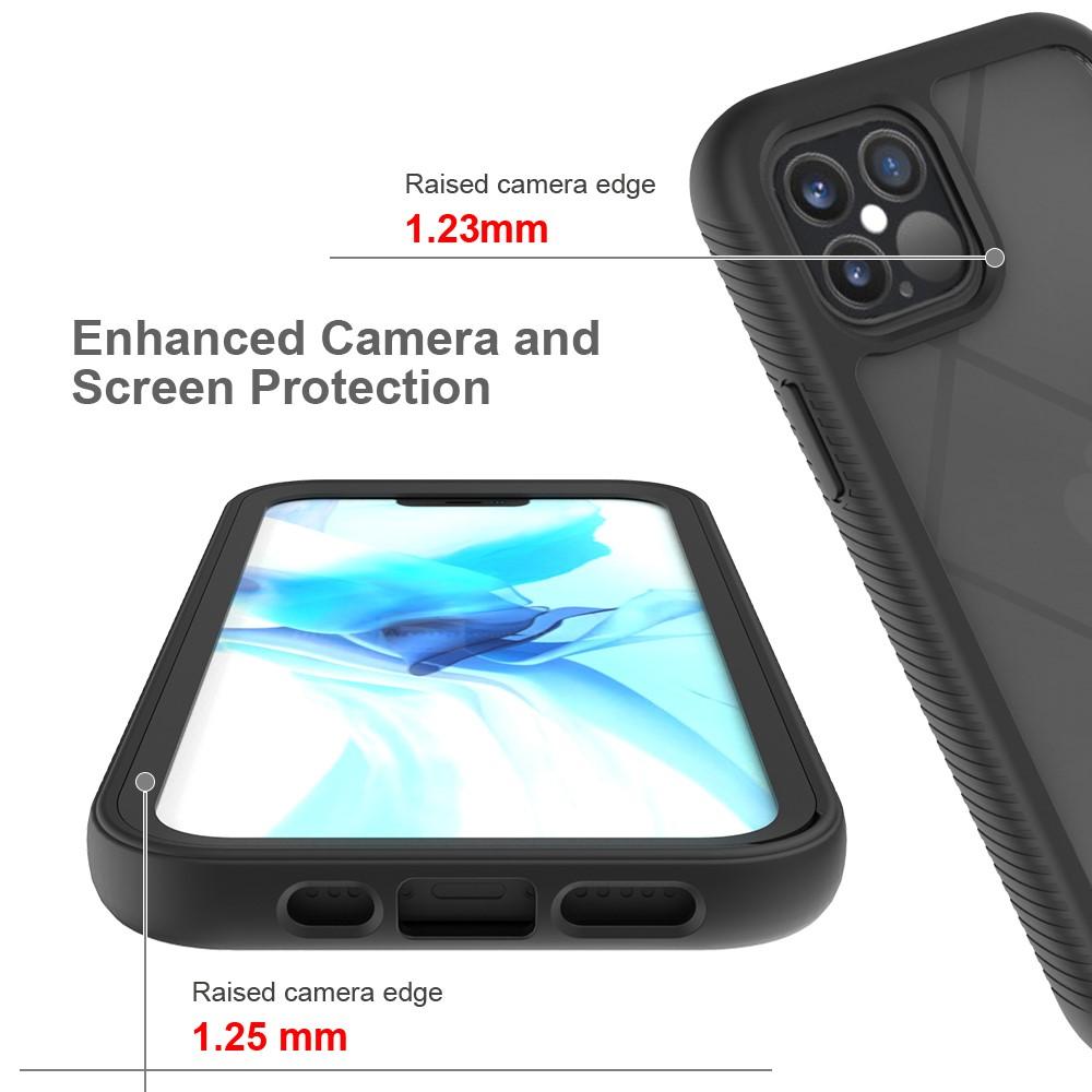 iPhone 12/iPhone 12 Pro Full Cover Hülle Schwarz