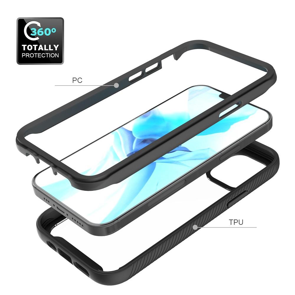 iPhone 12/iPhone 12 Pro Full Cover Hülle Schwarz