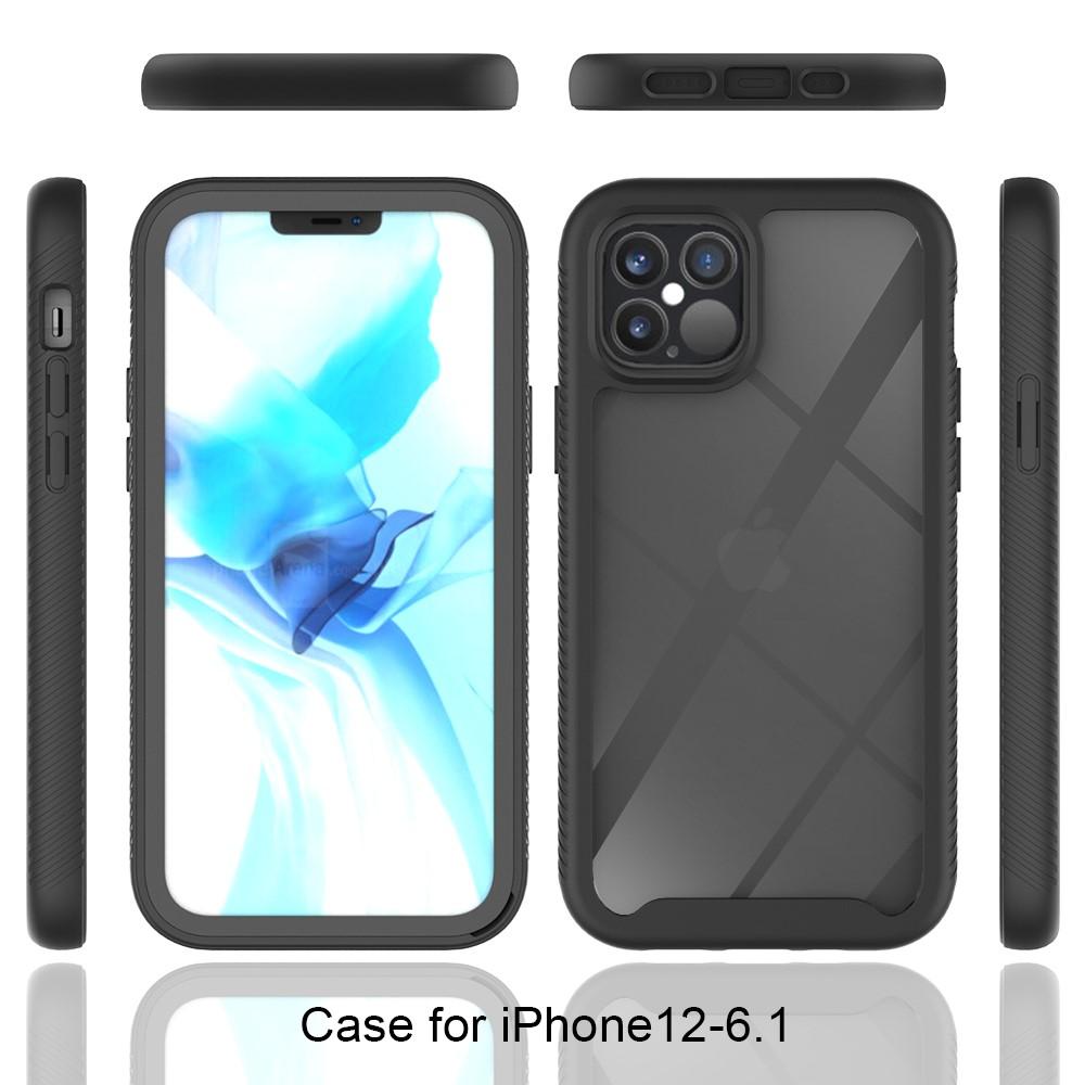 iPhone 12/iPhone 12 Pro Full Cover Hülle Schwarz