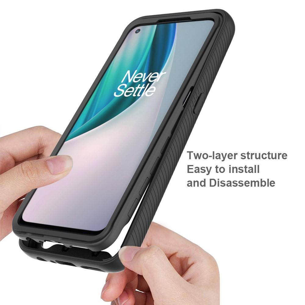  OnePlus Nord N10 5G Full Cover Hülle Schwarz