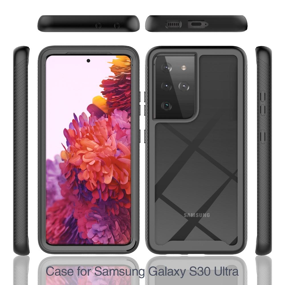 Samsung Galaxy S21 Ultra Full Cover Hülle Schwarz