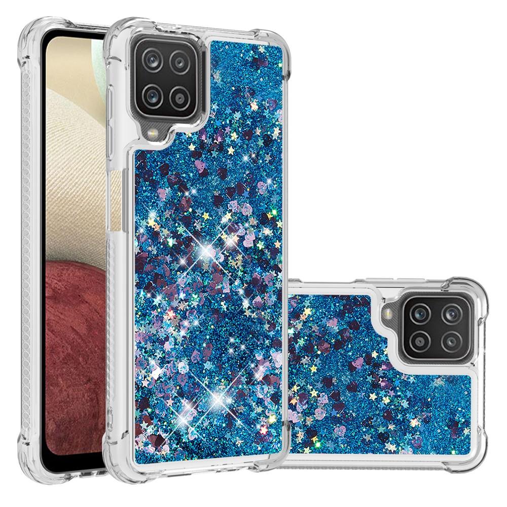 Samsung Galaxy A12 5G Glitter Powder TPU Case Blau