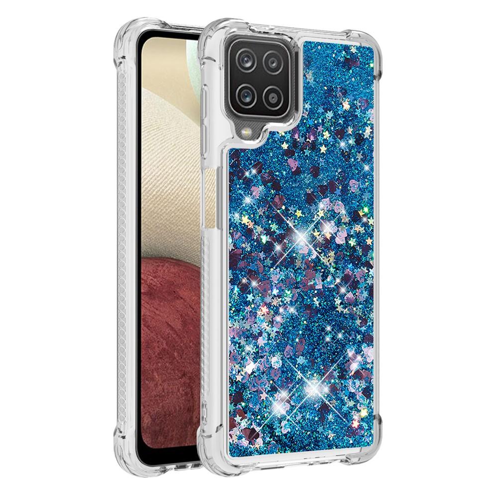 Samsung Galaxy A12 5G Glitter Powder TPU Case Blau