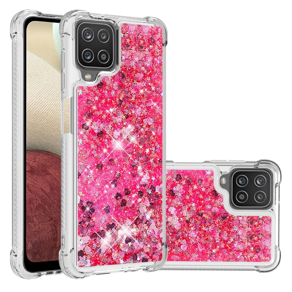 Samsung Galaxy A12 5G Glitter Powder TPU Case Rot