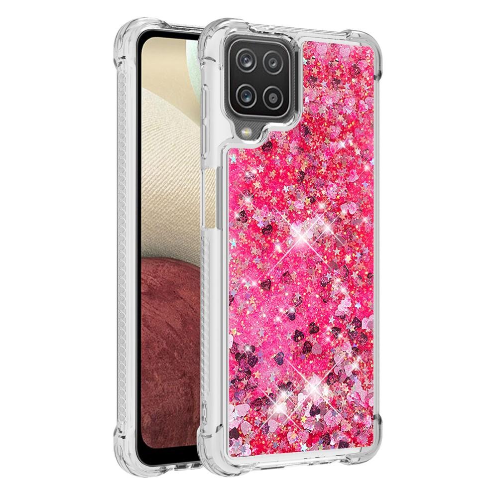 Samsung Galaxy A12 5G Glitter Powder TPU Case Rot