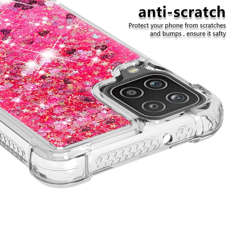 Samsung Galaxy A12 5G Glitter Powder TPU Case Rot