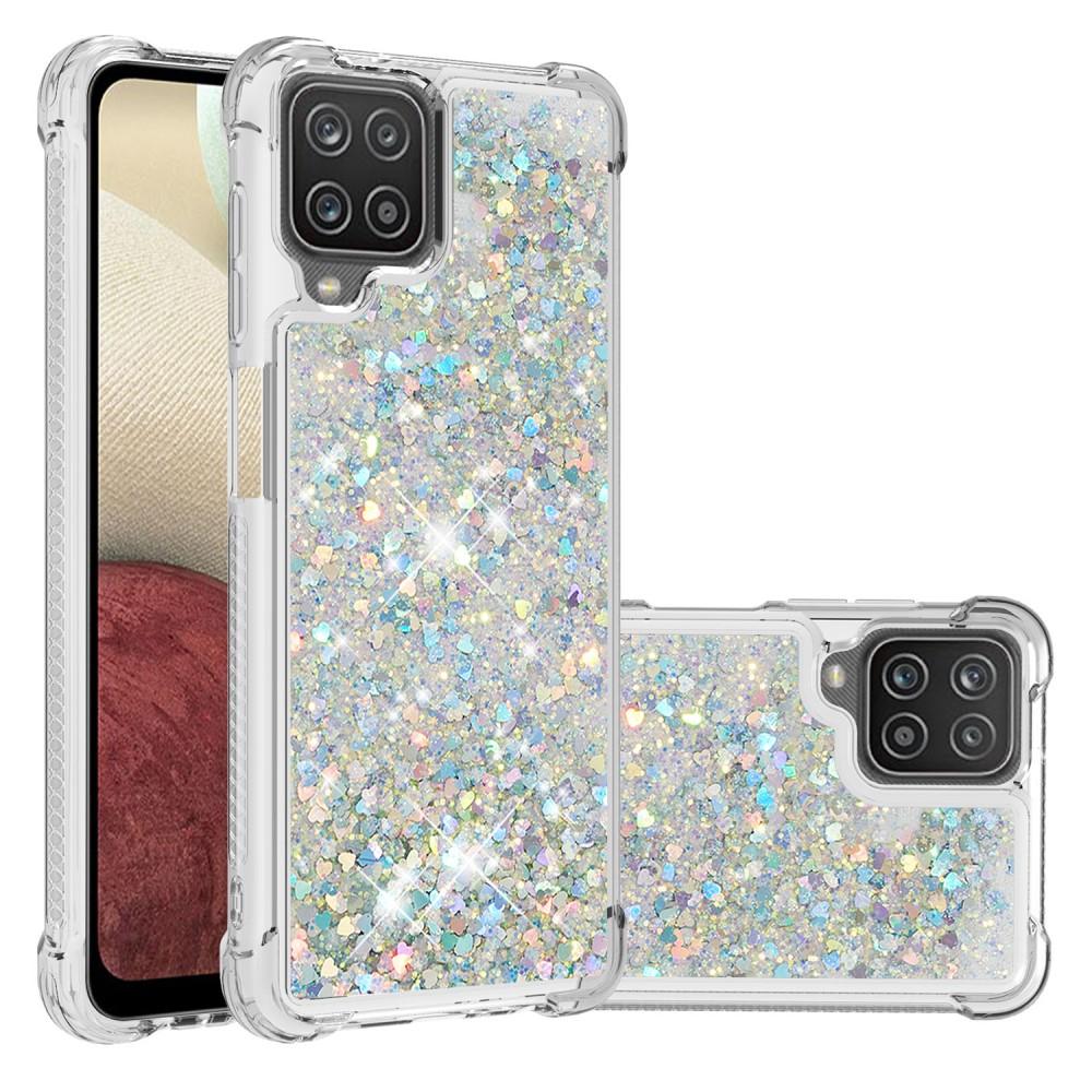 Samsung Galaxy A12 5G Glitter Powder TPU Case Silber