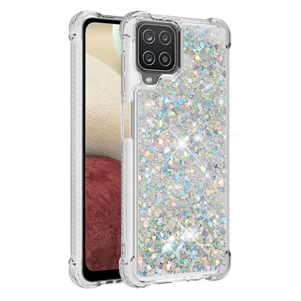 Samsung Galaxy A12 5G Glitter Powder TPU Case Silber