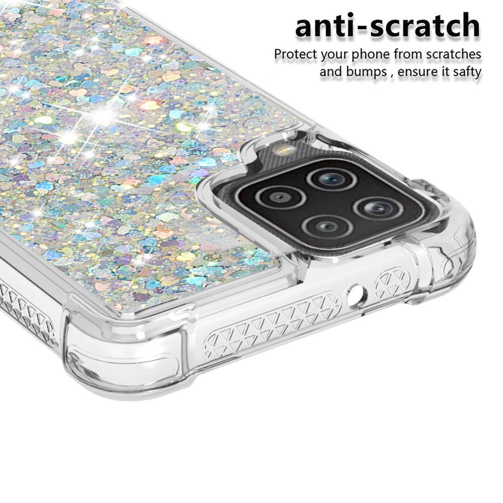 Samsung Galaxy A12 5G Glitter Powder TPU Case Silber