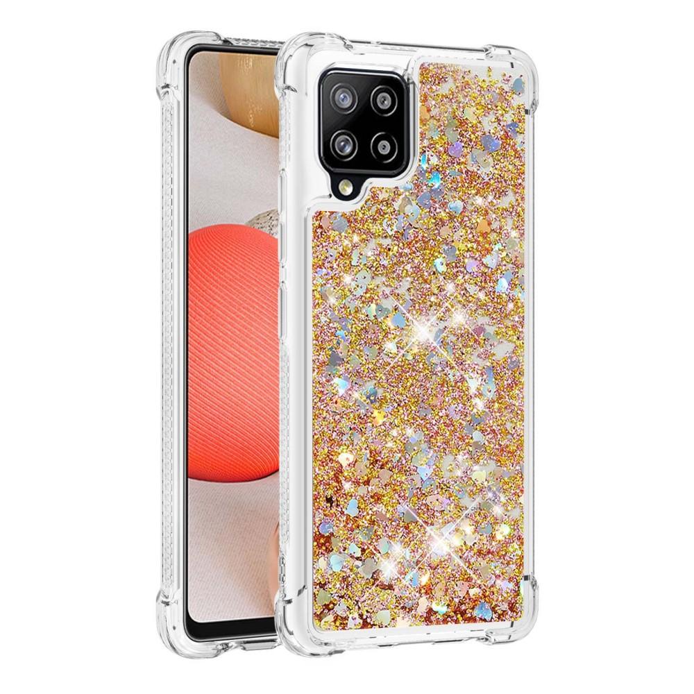 Samsung Galaxy A42 Glitter Powder TPU Case Gold