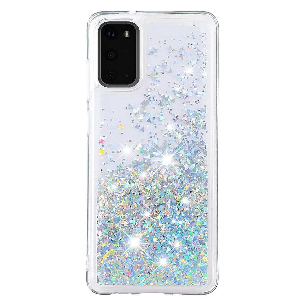 Samsung Galaxy S20 Glitter Powder TPU Case Silber