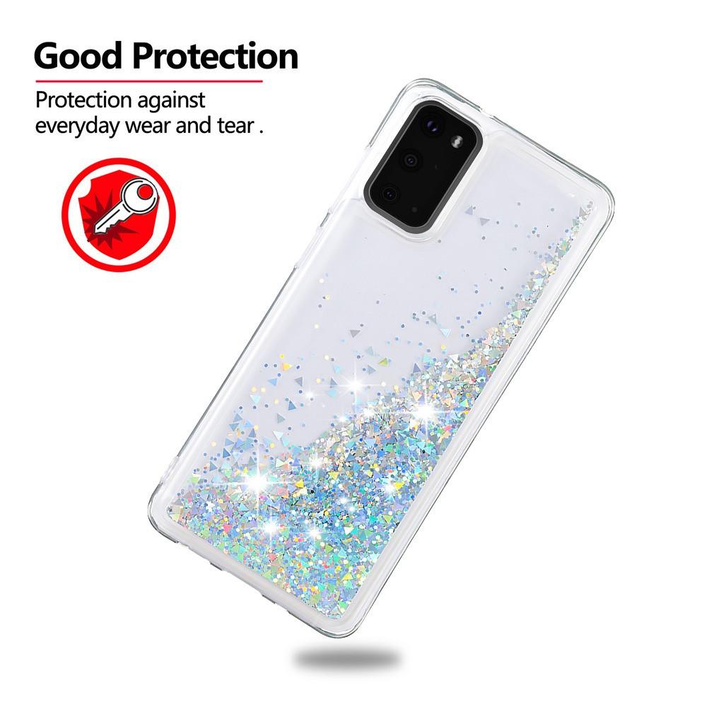 Samsung Galaxy S20 Glitter Powder TPU Case Silber