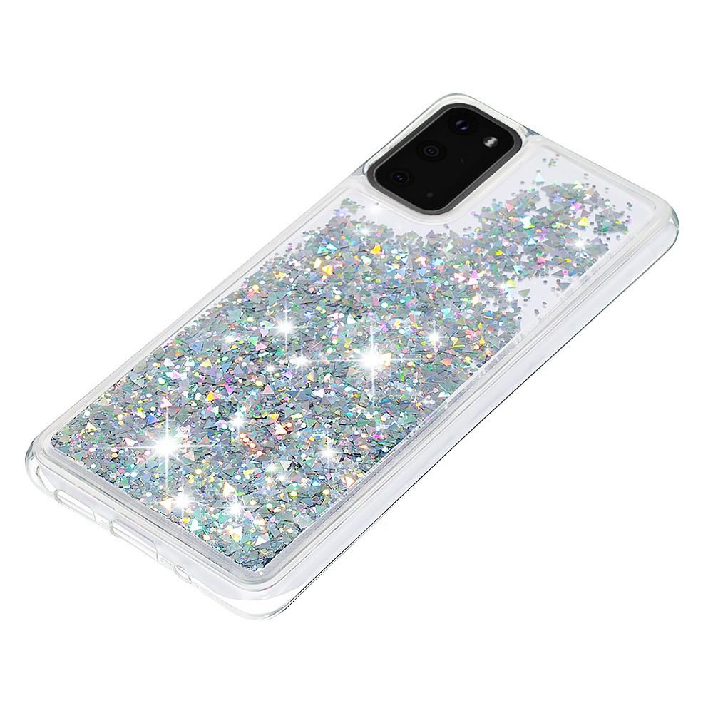 Samsung Galaxy S20 Glitter Powder TPU Case Silber