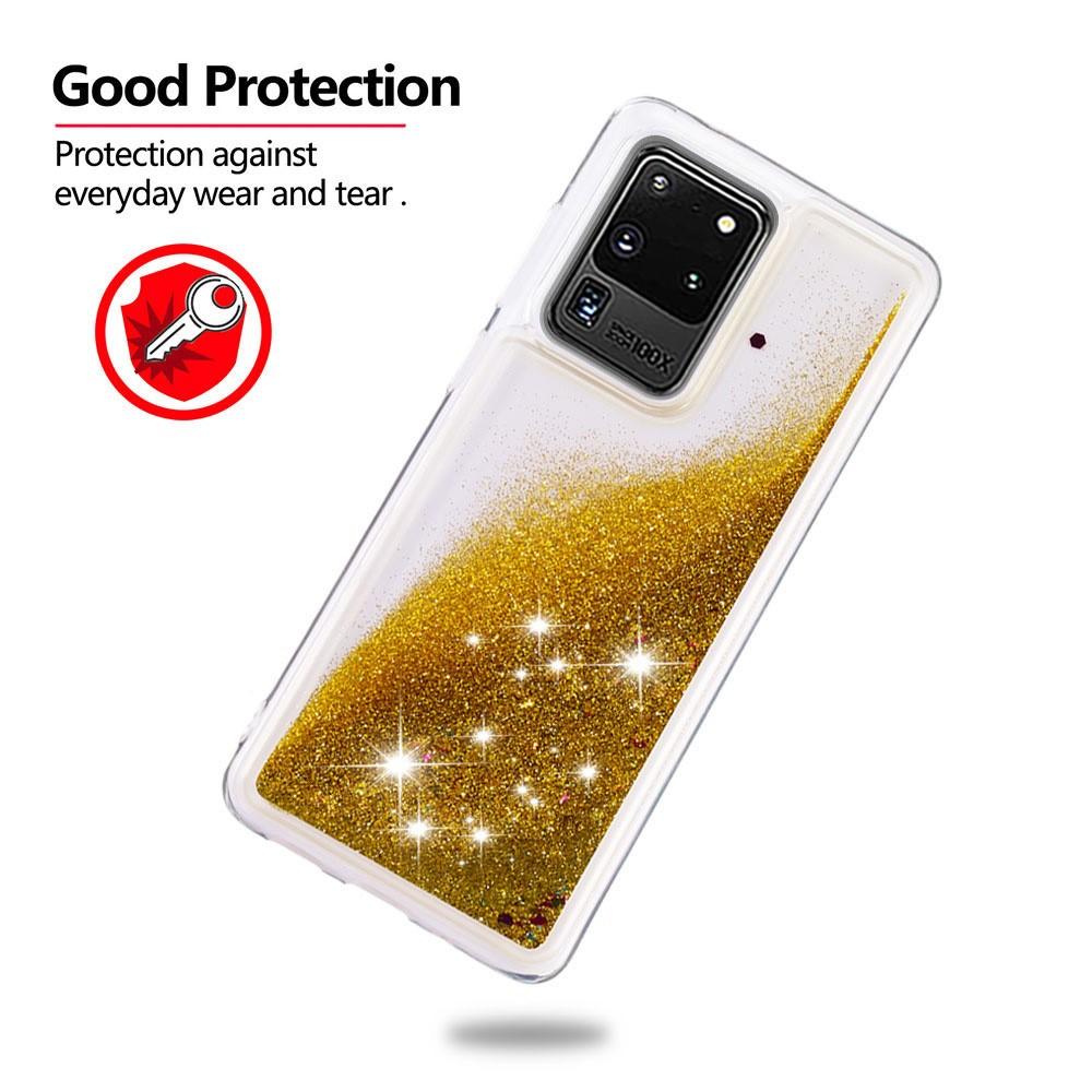 Samsung Galaxy S20 Ultra Glitter Powder TPU Case Gold
